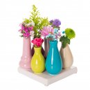 Jinfa Assortiment de 7 Vases  Fleurs en Cramique - Pots...