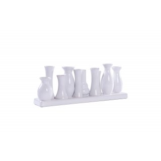 Keramikvasenset Blumenvase Keramikvasen Vase Blumen Pflanzen Keramik Set 10 Vasen Wei