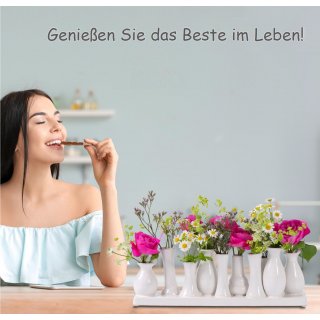 Keramikvasenset Blumenvase Keramikvasen Vase Blumen Pflanzen Keramik Set 10 Vasen Wei