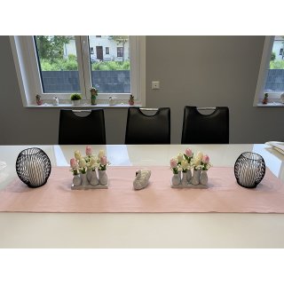 Jinfa Ceramic Flower Vases - Decorative Vases for Wedding, Gift, Buffet, Kitchen, Living Room (1 Tray of 7 Vases)