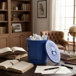 Jinfa Metall M�lleimer mit Deckel und Tragegriffen ? f�r gelben Sack,Pfandbeh�lter,Kamin Ascheeimer,Futtertonne,Pelletbeh�lter | Blau | 7L