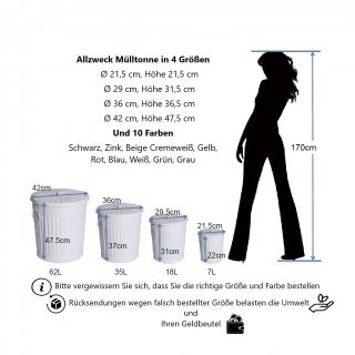 Dustbin Dustbin vintage Laundry bin Dustbin Dustbin with carrying handles