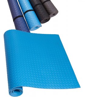 HD Fitness Tappetino antiscivolo EVA Tappetino per yoga leggero antiscivolo Tappetino protettivo Testato SGS blu 200x100cm