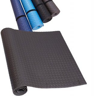 Eva Unterlegmatte Laufband dunkelblau blau grau schwarz Yogamatte rutschfest & Schalldämmend - Boden-Schutzmatte Fitness-Raum Bodenbelag