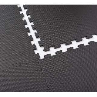 BodenMax Tappeto Protettivo in Gommapiuma Eva - Puzzle a Incastro con Bordi - Tappetino Sportivo, da Yoga, per la Palestra