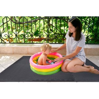 BodenMax Tappeto Protettivo in Gommapiuma Eva - Puzzle a Incastro con Bordi - Tappetino Sportivo, da Yoga, per la Palestra