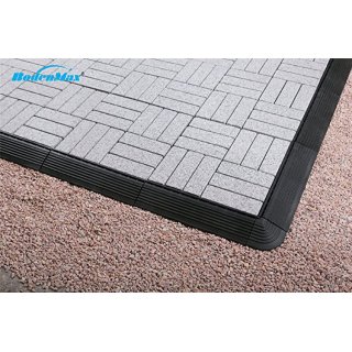 BodenMax Pack de 2 Dalles Clipsables en Granit 30x30x2,5cm - Dalles Embotables pour Terrasse, Jardin, Balcon, Piscine, Sauna, Intrieur et Extrieur
