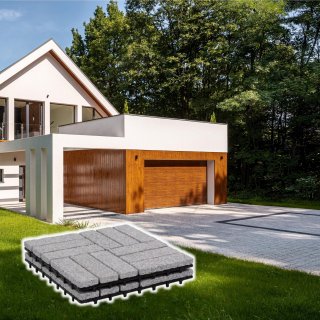 BodenMax Piastrelle ad incastro 30 x 30 cm | Granito | Design Barocco | 2 Piastrelle campione