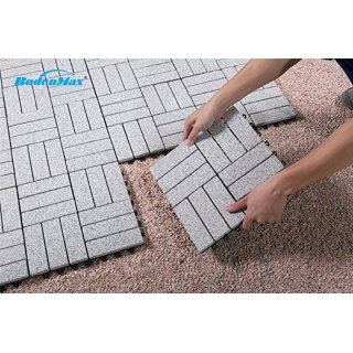BodenMax Piastrelle ad incastro 30 x 30 cm | Granito | Design Barocco | 2 Piastrelle campione