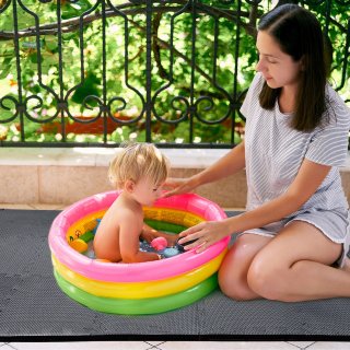 BodenMax� Schutzmatten Set 30x30cm mit25 mm St�rke- schwarz (6 St�ck)