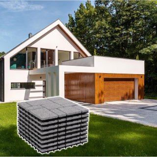 BodenMax® Piastrelle ad incastro 30 x 30 cm | Granito | Design Roma | Diverse opzioni disponibili