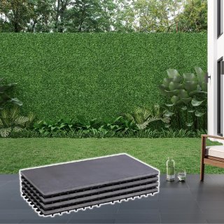 BodenMax® Klick Bodenfliesen 30 x 60 cm Granit (Schwarz) Design: Klassisch