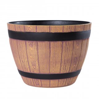 Jinfa 1 Blumenkbel aus Kunststoff in Holzoptik | Farbe:...