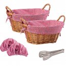 eGenuss 2 Landhausstil dicke Weiden Brotkrbe + 2...