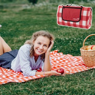 eGenuss Picknickdecke 200x200 cm wasserdicht isolierend...