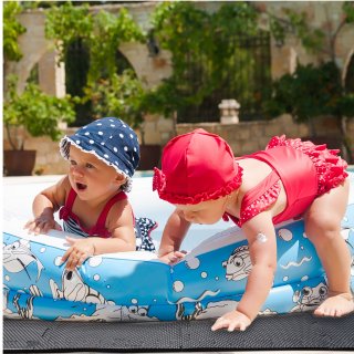 BodenMax Sportmatte rutschfest Pool Unterlegmatte Bodenschutz | 30x30x1cm Schwarz | 54 Stck